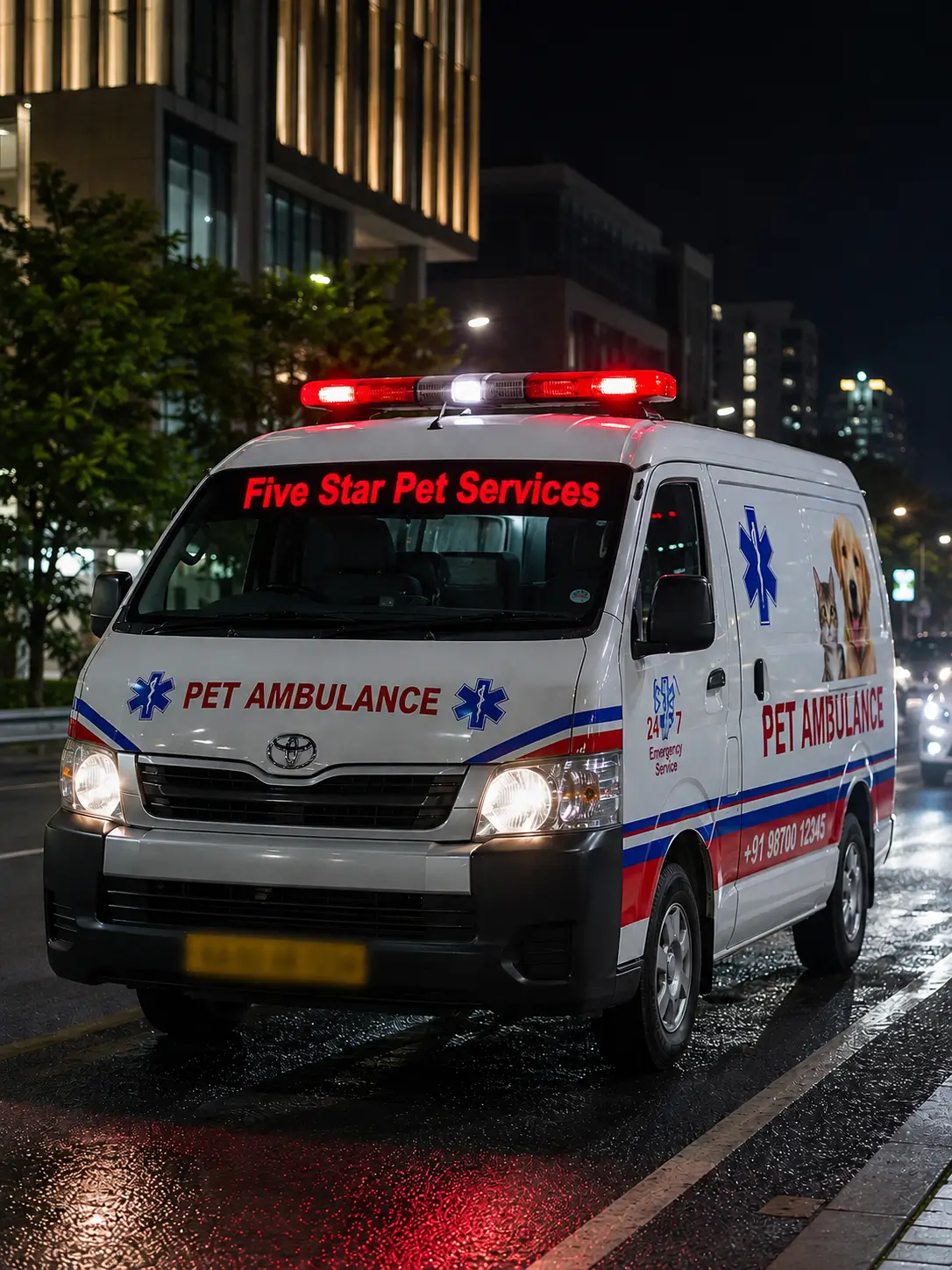 24/7 pet ambulance service in Bengaluru
